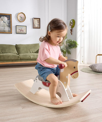 Hape 2 in 1 Rocking Horse, Rocking Horse and Balance Board, Ages 12 Months and Up