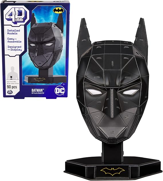 4D Build Batman Mask Detailed 3D Model Kit
