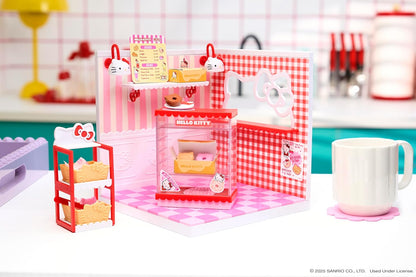 MGA's Miniverse Make It Mini Spaces Hello Kitty - Building Kit, Customisable, Craft, Room, Hobby, Collector, Display, Non-Edible, for Collectors and Children from 8 Years