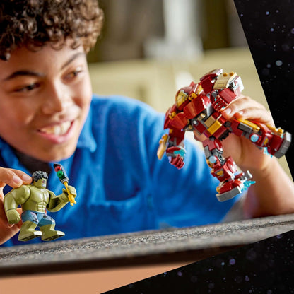 LEGO ǀ Marvel Epic Battle: Hulkbuster vs. The Hulk Super Hero Building Toy with Iron Man - 76343