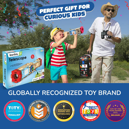 Smartivity Telescope Toy for Kids Age 8, 9, 10, 11, 12, 13, 14 Years Old | Measure Height & Distance | Birthday Gift for Boys & Girls(PACK OF 6)