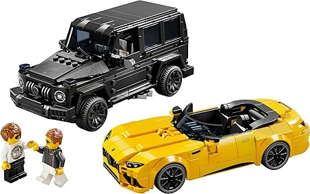 LEGO Speed Champions Mercedes-AMG G 63 & Mercedes-AMG SL 63 76924 Building Blocks Toys for 10+ Gift for Boys and Girls