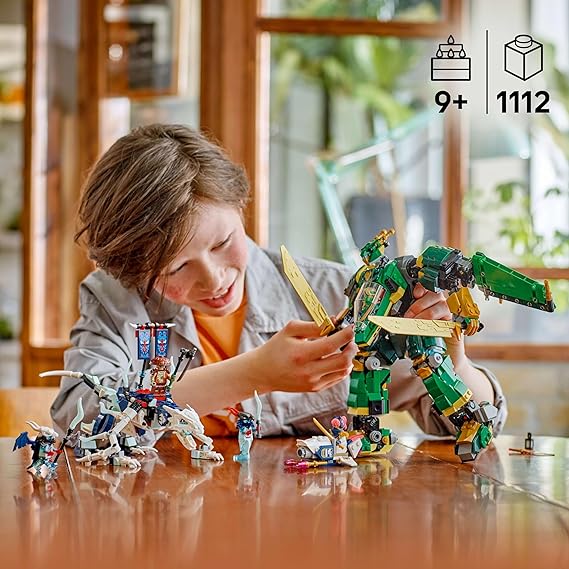 LEGO NINJAGO Lloyd’s Jet Mech Ninja Toy Building Kit 71845