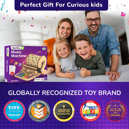 Smartivity DIY Music Machine Toy for Kids 8-9-10-11-12-13-14 Years Old I Create Your own Music with 7 Preset Songs - Jingle Bells, Happy Birthday & More I Christmas, Birthday Gift for Girls & Boys(PACK OF 6)