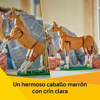 LEGO Creator 3in1 Beautiful Horse Toy Animal Building Set 31166