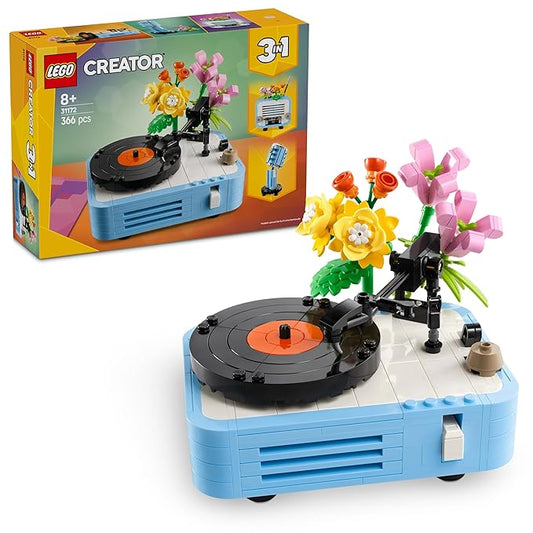 LEGO Creator 3in1 Record Player with Flowers Music Set 31172