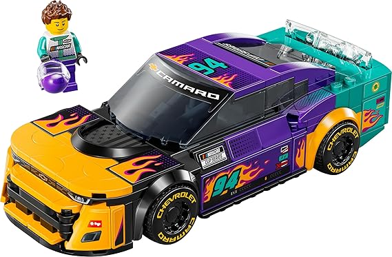 LEGO Speed Champions NASCAR Next Gen Chevrolet Camaro ZL1 76935 Building Blocks Toys for 9+ Gift for Boys and Girls