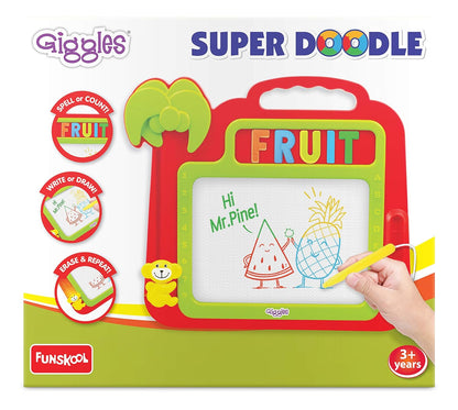 Giggles Super Doodle, Multicolour Erasable Magic Slate (PACK OF 6)
