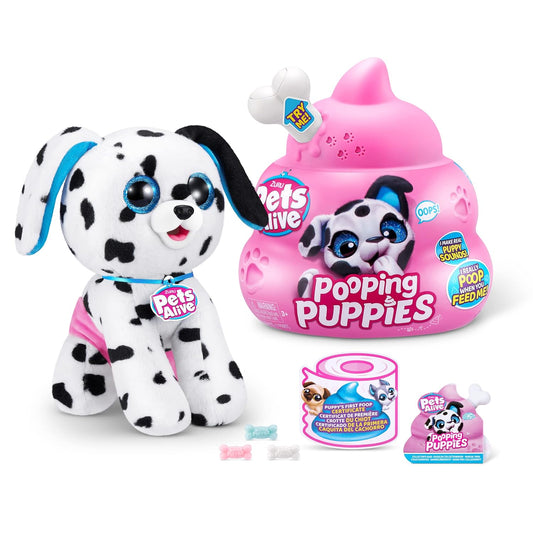 ZURU Pets Alive Dalmatian Interactive Toy Dog – Electronic Puppy for Kids