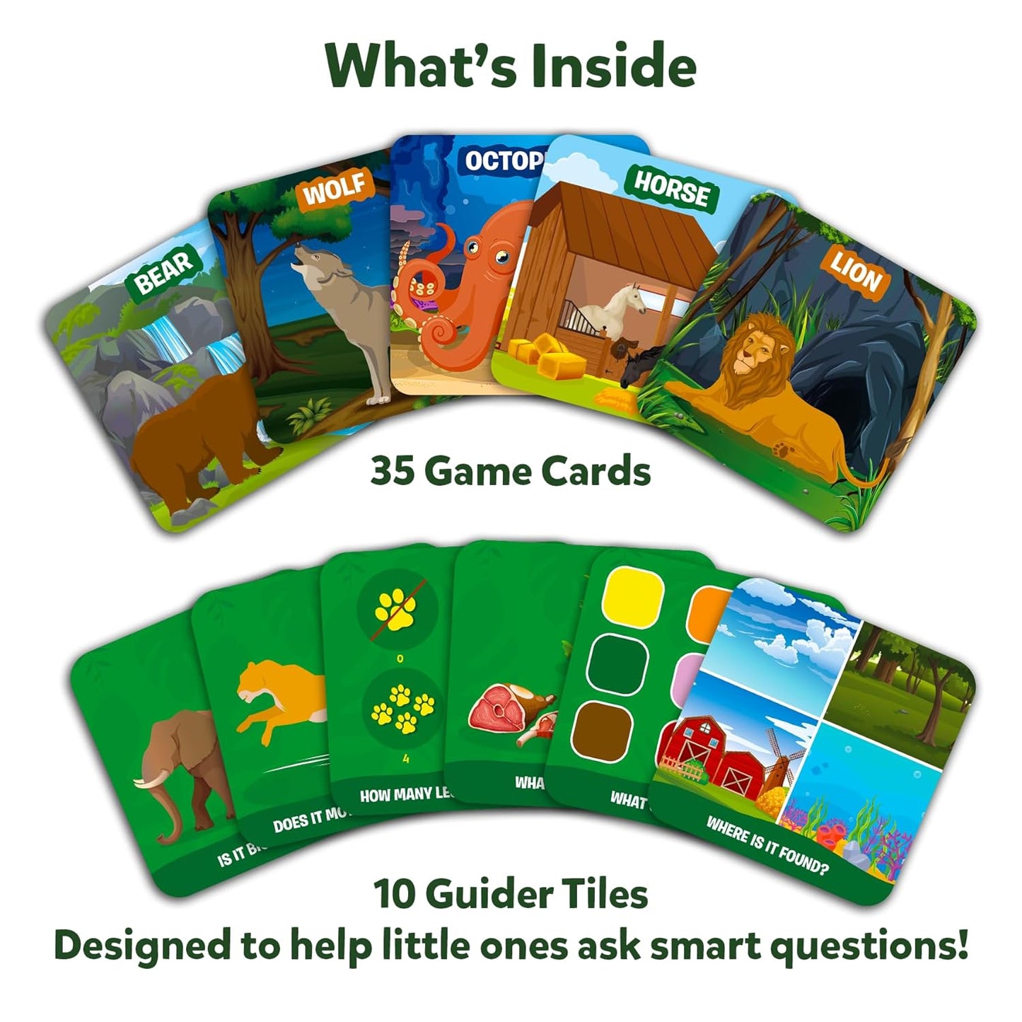 Skillmatics Guess in 10 Junior World of Animals, Gifts for Kids, Boys, Girls Who Love Board Games, Card Games, Educational Toys, Travel Game for Ages 3, 4, 5, 6(PACK OF 5)
