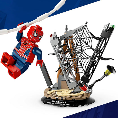 LEGO Marvel 76334 Epic Battle Spider-Man vs. Sandman Building Set, 201 Pieces, 9+