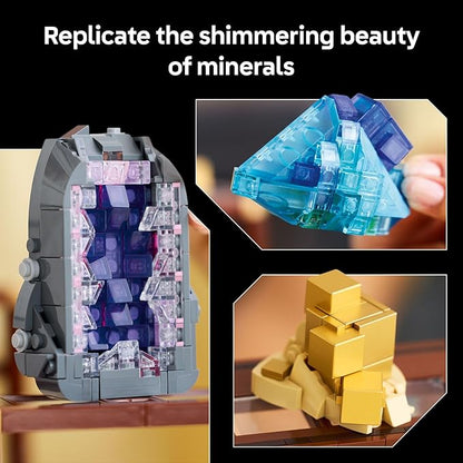 LEGO Ideas Mineral Collection Building Set for Adults 21362