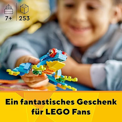 LEGO Creator Exotic Parrot Set 3 in 1 Fish and Frog Animals 31136