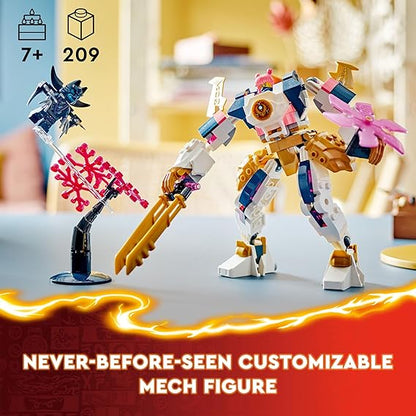 LEGO NINJAGO Sora’s Elemental Tech Mech Adventure Toy Figure 71807