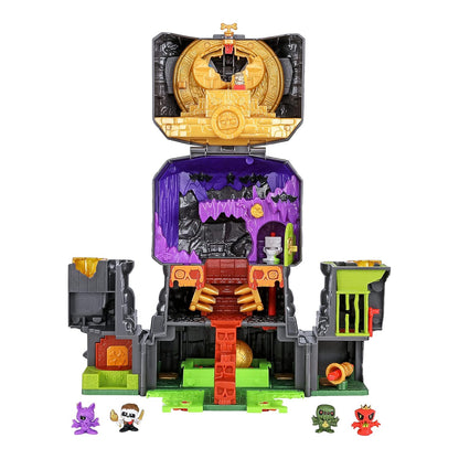 TREASURE X Lost Lands Skull Island - Skull Temple Mega Playset, 40 Adventure Levels, 4 Mini Action Figures, Overcome the Traps and Discover the Treasure...