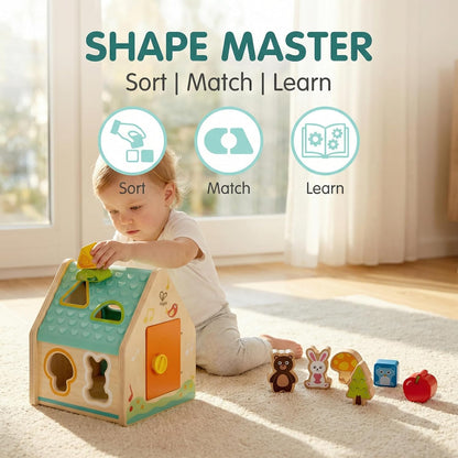 Hape Critter House Shape Sorter
