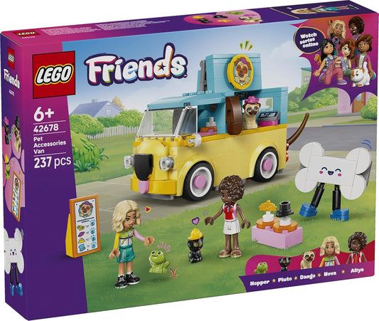 LEGO Friends Pet Accessories Van Toy with 2 Minidolls 42678