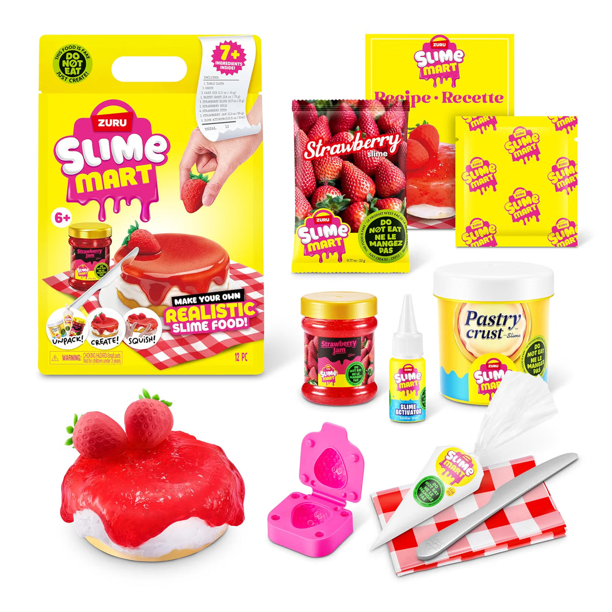 Slime Mart Small Bag by ZURU | DIY Food-Themed Slime Kit for Kids & Kidults