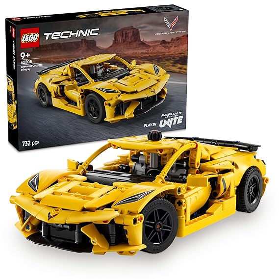 LEGO Technic Chevrolet Corvette Stingray Car Model Kit Vehicle Toy 42205