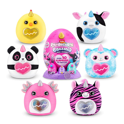 Rainbocorns Zuru Eggzania Mini Mania Animal Zebra Colour