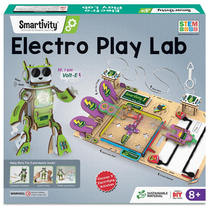 Smartivity Electricity Kit for Kids 8-14 Years Old I 8+ Circuit Experiments & DIY Electric Robot with Light and Sound | Science Project Kit I Birthday Gift Boys & Girls 8-9-10-11-12-13-14 Years(PACK OF 6)