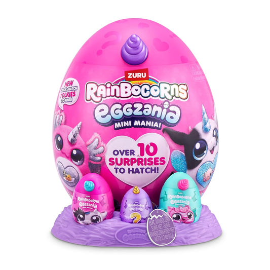 Rainbocorns Zuru Eggzania Mini Mania Animal Zebra Colour