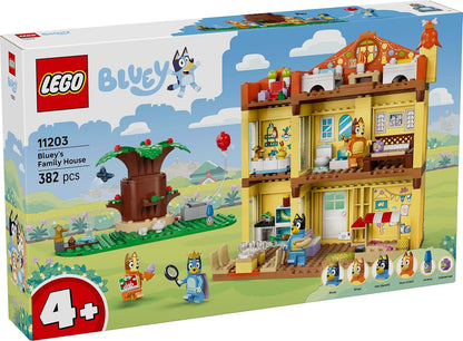 LEGO Bluey: Bluey’s Family House Playset, Home-11203 Building Kit