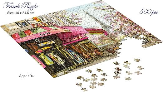 Frank Paris Street 500 Piece Jigsaw Puzzle for Adults