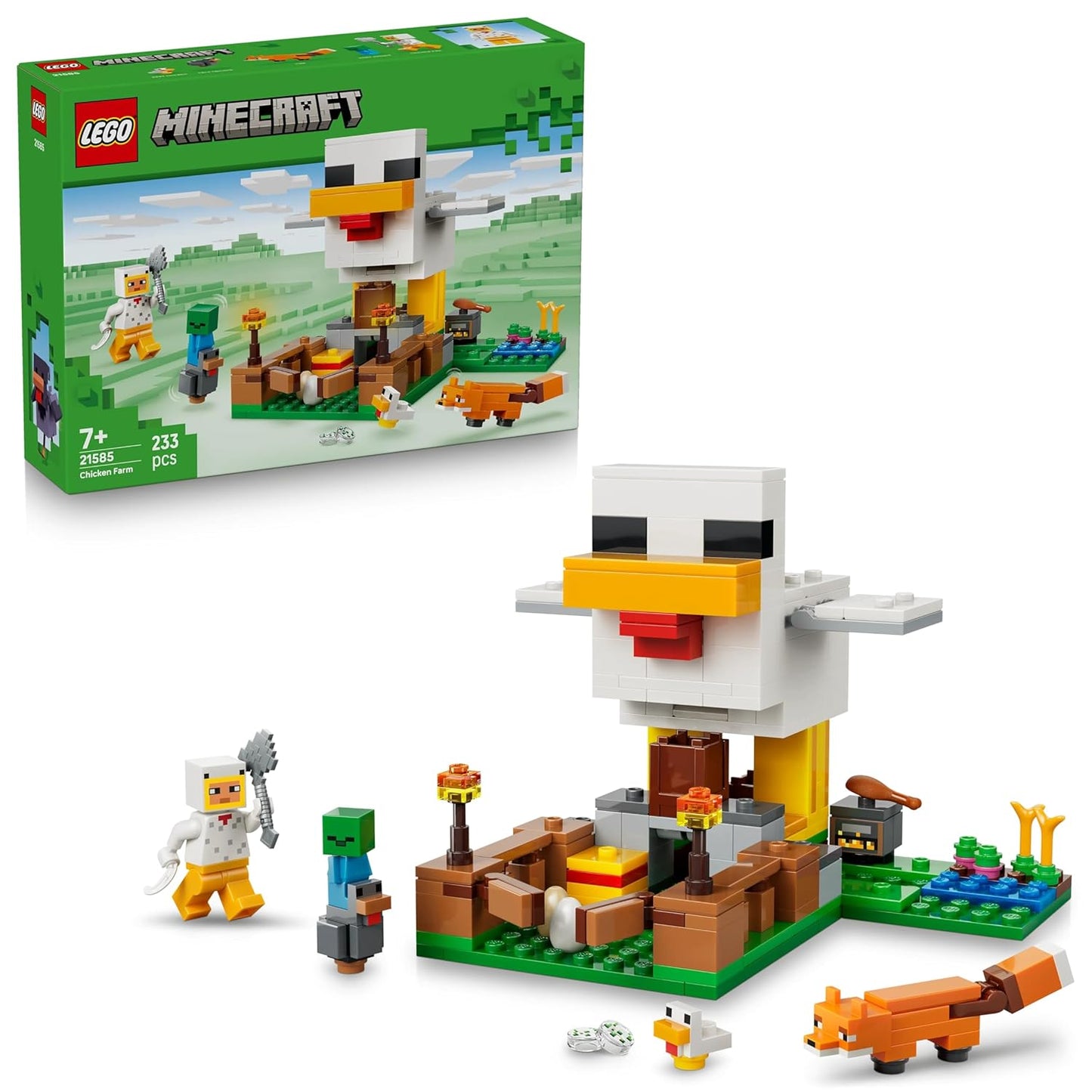 LEGO Minecraft Chicken Farm - Gaming Building Toy  21585