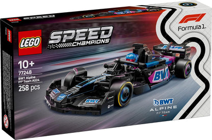 LEGO Speed Champions 77248 BWT Alpine F1 Team A524 Race Car, 258 Pieces, 10+