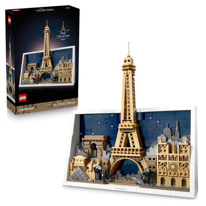 LEGO Architecture Paris 21064 – City of Love - Paris Landmarks Home Decor Building Set