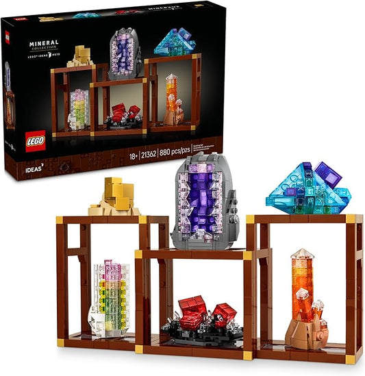LEGO Ideas Mineral Collection Building Set for Adults 21362