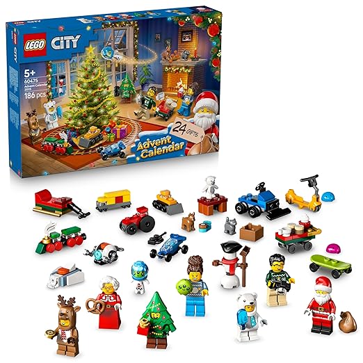 LEGO City Advent Calendar 2025, Christmas Gift Toys 60475
