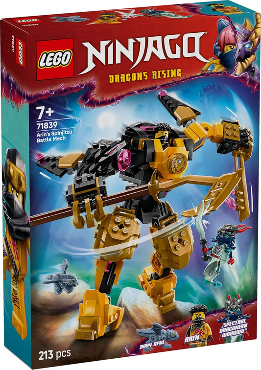 LEGO NINJAGO Arin’s Spinjitzu Battle Mech Toy Set 71839