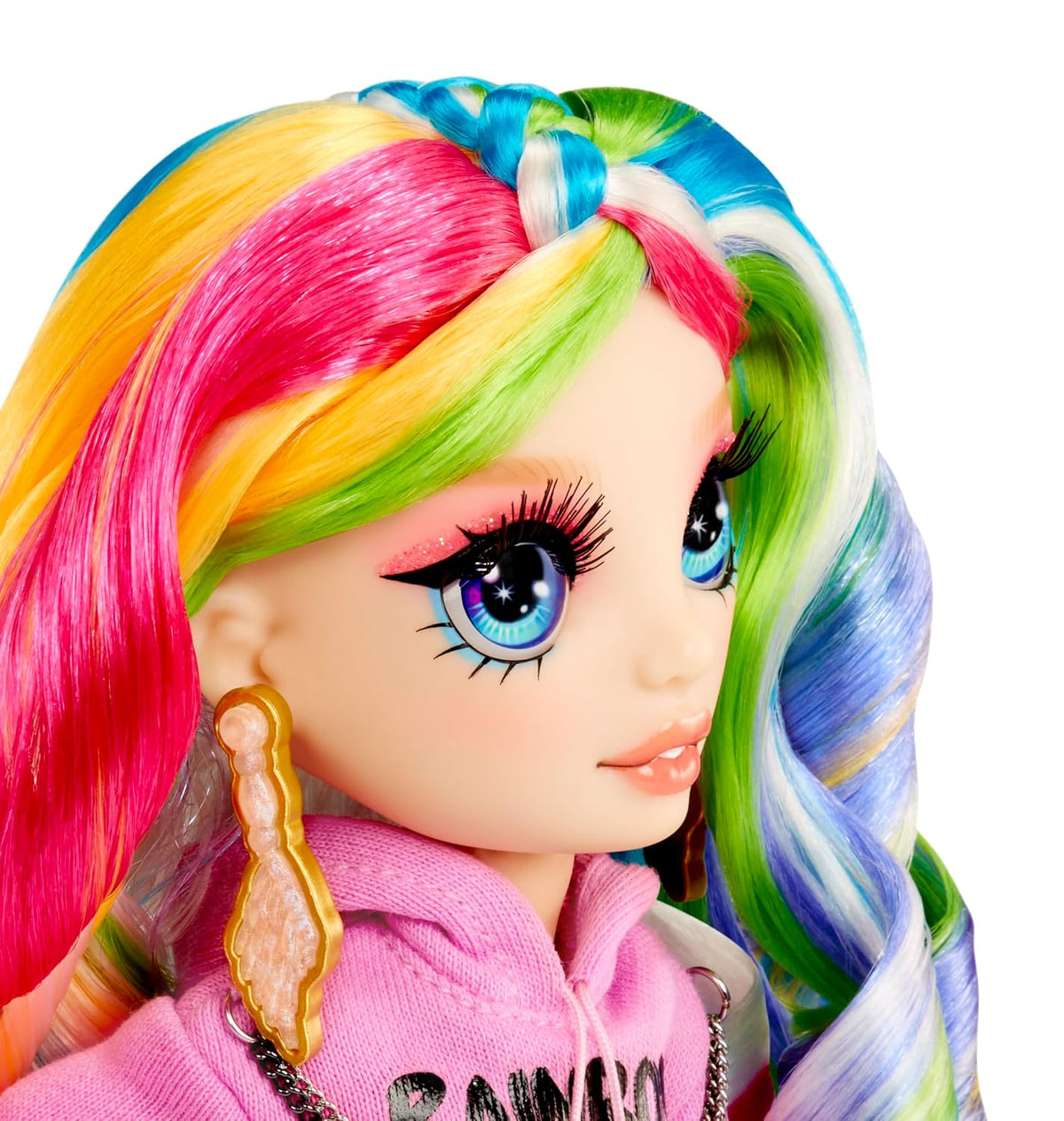 Rainbow High Creative Crystals Fashion Doll with DIY Crystal Accessories – Collectible Doll