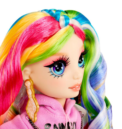 Rainbow High Creative Crystals Fashion Doll with DIY Crystal Accessories – Collectible Doll