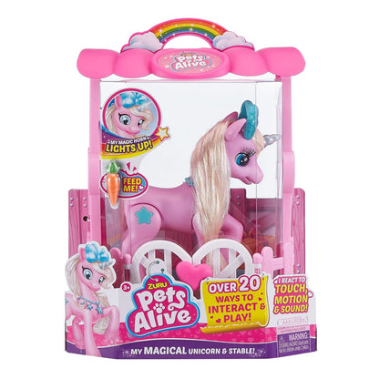 Reliance Life Alive Musical Unicorn Stable Playset for Kids