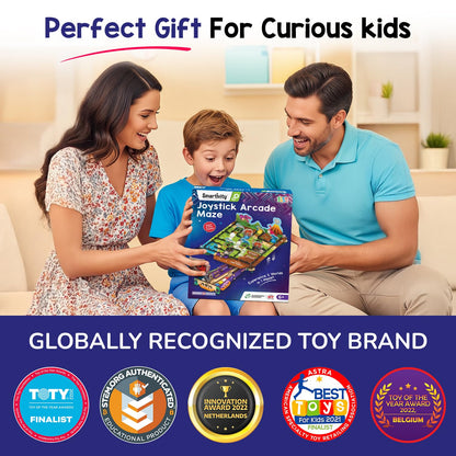 Smartivity Joystick Arcade Maze Toy for Kids 6-14 Years | 2in1 Space & Jungle Theme Adventures I Birthday Gift for Boys & Girls I STEM Educational DIY Science Toys for Kids Ages 6,7,8,9,10,11,12,13,14(PACK OF 6)