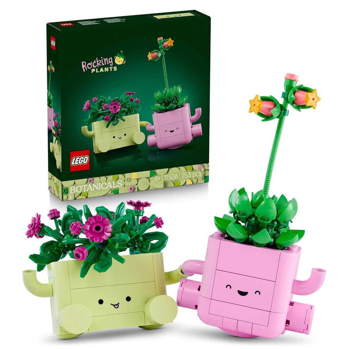 LEGO Botanicals 11506 Rocking Plants Decorative Building Set, 253 Pieces, 9+