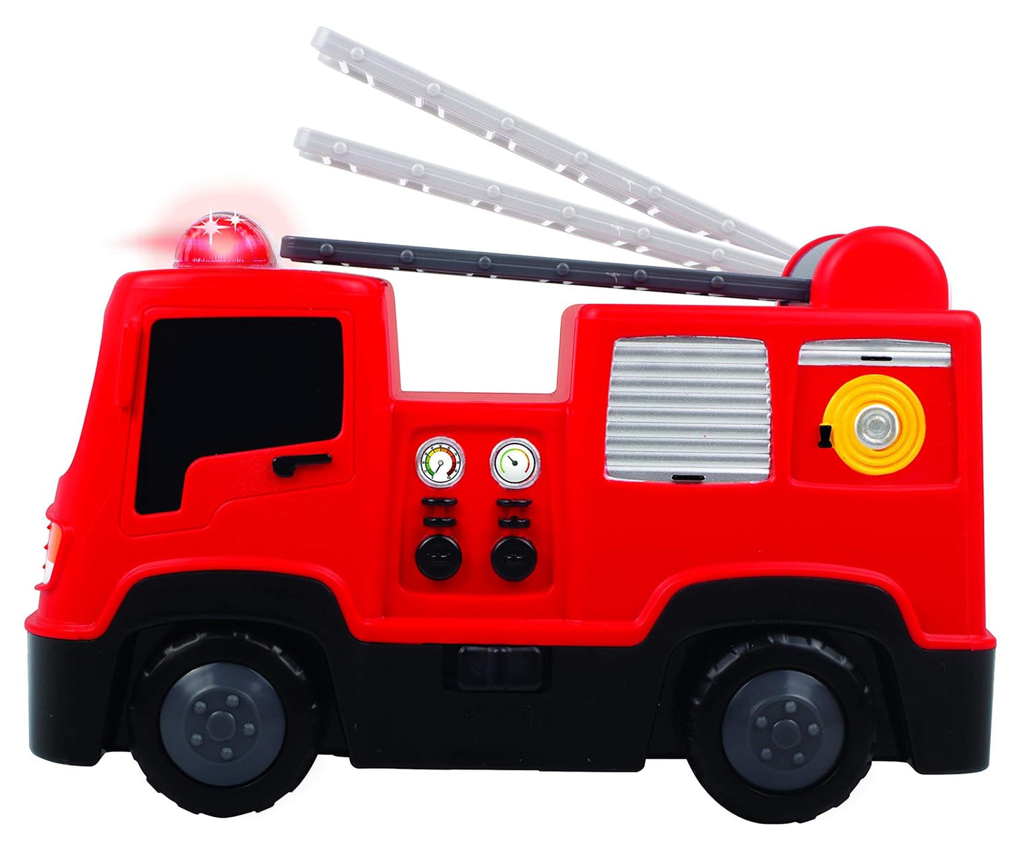 Giggles Giggles, Fire Engine, Multicolour Vehicle With Lights And Sounds, Develops Motor Skills , 12 Months & Above, Infant And Preschool Toys (PACK OF 6)