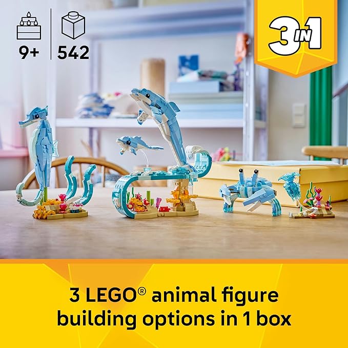 LEGO® Creator 3 in 1 Sea Animals: Beautiful Dolphins 31385