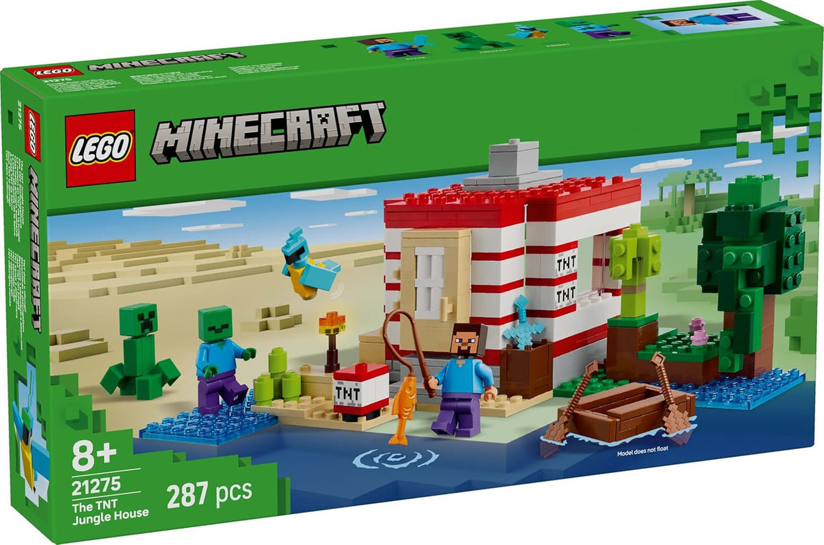 LEGO Minecraft 21275 The TNT Jungle Trap Building Set