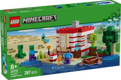 LEGO Minecraft 21275 The TNT Jungle Trap Building Set