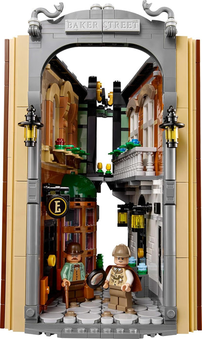 LEGO Icons Sherlock Holmes: Book Nook Kit, Bookshelf Décor Building Set 10351 Building Blocks