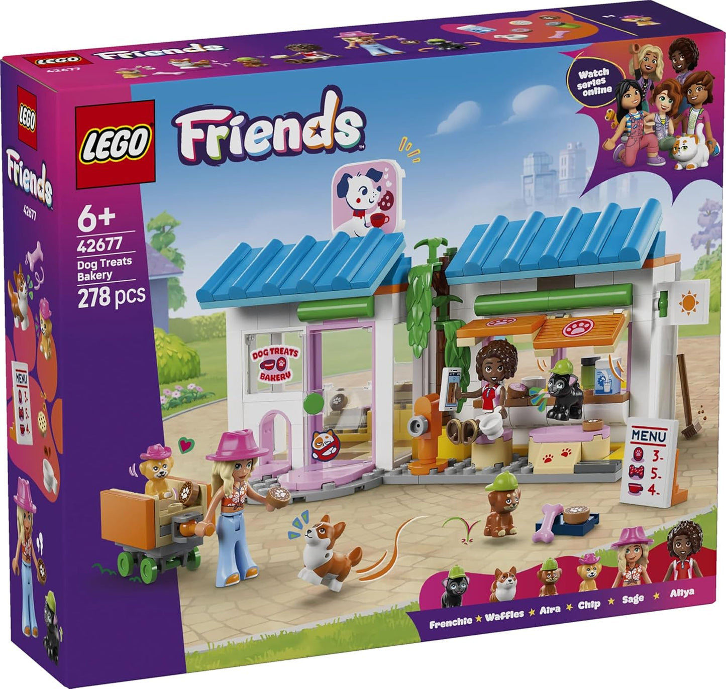 LEGO Friends Dog Treats Bakery  Building Toy Playset  42677