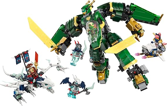 LEGO NINJAGO Lloyd’s Jet Mech Ninja Toy Building Kit 71845