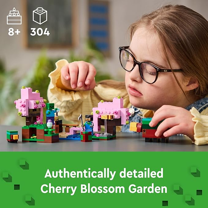 LEGO Minecraft The Cherry Blossom Garden Toy 21260