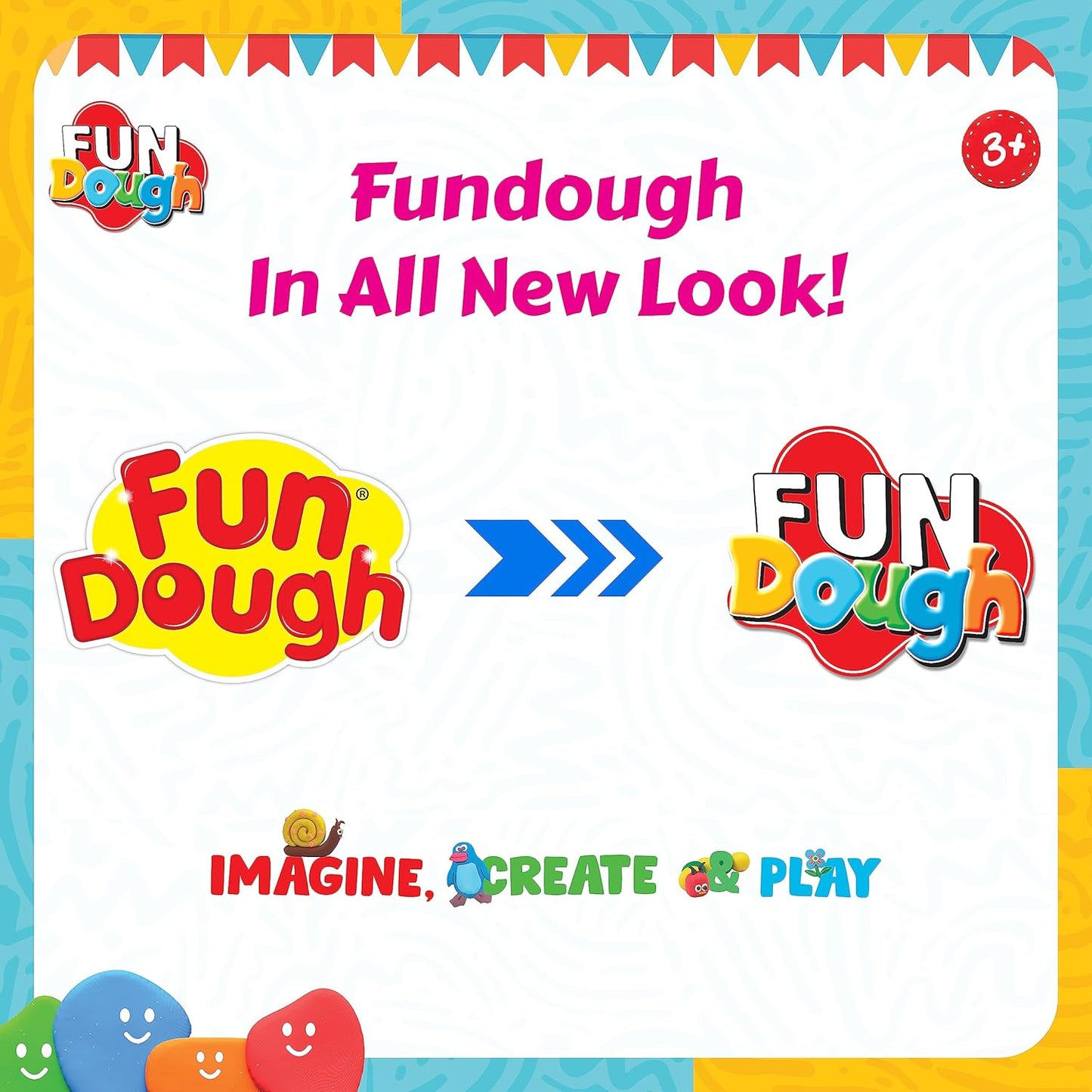 Fundough The Ultimate Dough & Tool Kit, Play Set for Kid (PACK OF 4)