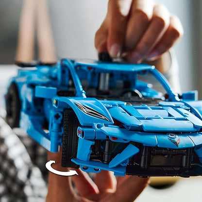 LEGO Technic Chevrolet Corvette Stingray Blue Car Model Kit 42217