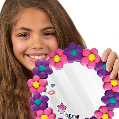 Crayola Creations Model Magic Daisy Mirror Kit for 8+ Years, DIY Kit for Kids, Gift